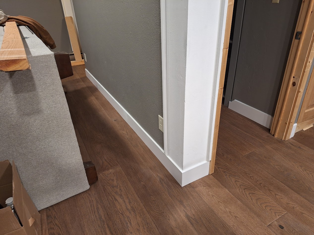 Finished baseboard and trim work in Steamboat Springs