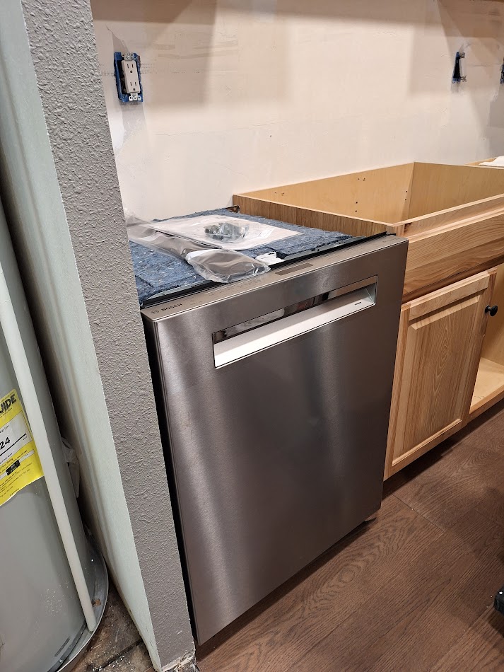 Dishwasher installation in a Steamboat Springs kitchen