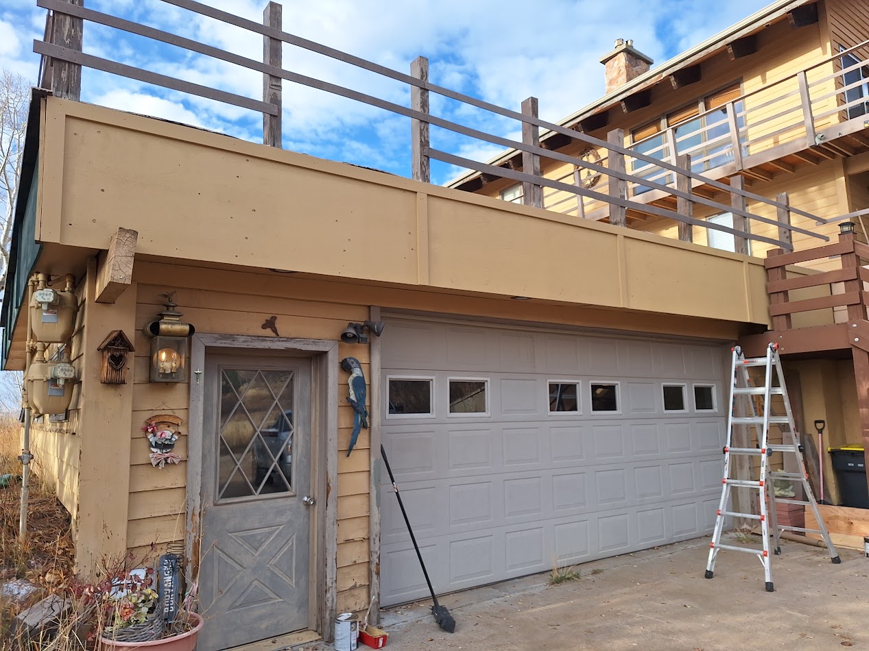 Exterior painting and deck maintenance in Steamboat Springs